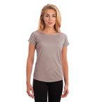Damen T-Shirt, Solar, Kurzärmlig, Athletic Grey, für den Sublimationsdruck