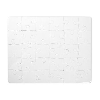 Puzzle, Karton, 24 x 19 cm, 30 Elemente, für den Sublimationsdruck