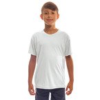 T-Shirt, für Teenager, Solar, Kurzärmlig, Weiß, für den Sublimationsdruck