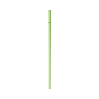 Trinkhalm, Gerade, Glatt, Glas, 23 cm, Grün