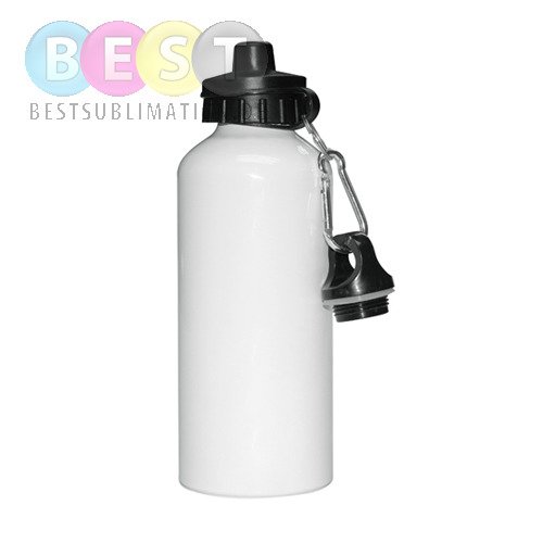 Fahrradflasche, Weiß, 600 ml, für den Sublimationsdruck