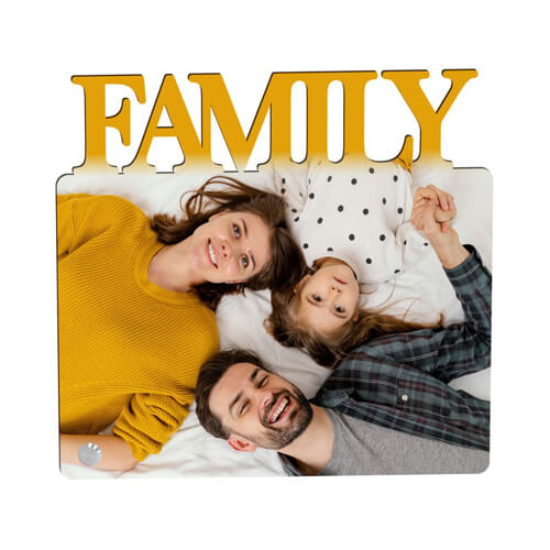 Foto-Rahmen, MDF, Family, für den Sublimationsdruck