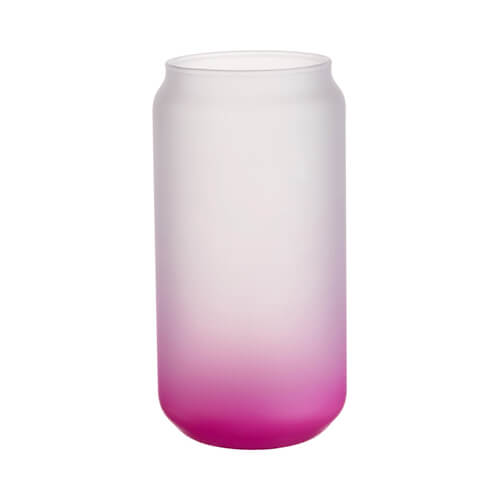 Glas 550 ml, satiniert, Violett, für die Sublimation