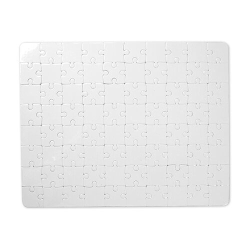 Puzzle, Karton, 24,5 x 19 cm, 80 Elemente, für den Sublimationsdruck