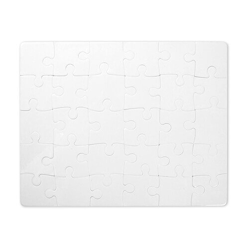 Puzzle, Karton, 24 x 19 cm, 30 Elemente, für den Sublimationsdruck