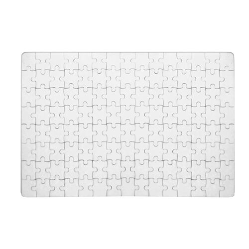 Puzzle, Polyesterbeschichteter Karton, DIN A4, 20 x 30 cm, 120 Elemente, für den Sublimationsdruck