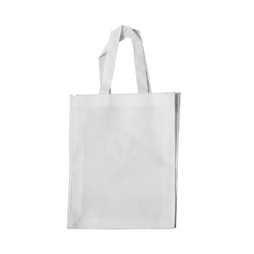 Weiße Einkaufstasche, 26 x 32 cm, für den Sublimationsdruck