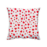 Kissenbezug, Satin, 38 x 38 cm, "Little Hearts", für den Sublimationsdruck