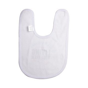 Lätzchen, Fleece, Weiß, für den Sublimationsdruck