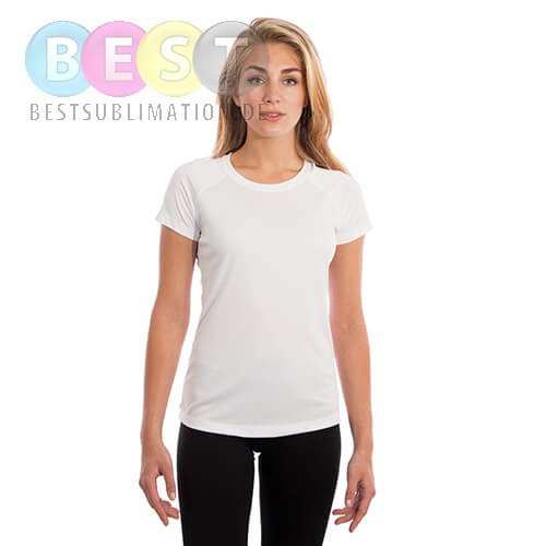 Damen T-Shirt, Solar, Kurzärmlig, Weiß, für den Sublimationsdruck