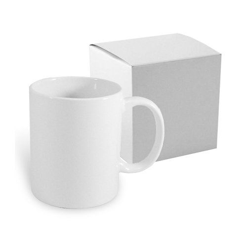 Tasse 330ml, Classic Weiß A+, mit einzelner Box, für die Sublimation