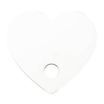 Namensplakette für Becher 780 / 900 / 1050 / 1260 ml, Hartfaser, Herz, für die Sublimation