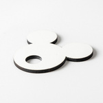 Namensplakette für Becher 480 / 600 / 540 / 750 ml, Hartfaser, Mickey, für die Sublimation