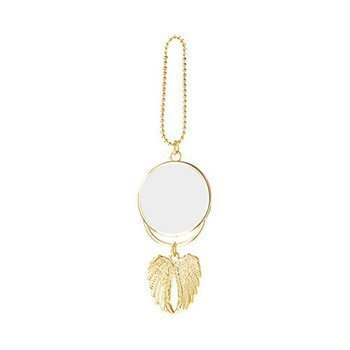 Anhänger für KFZ, Angel Wings, Gold, für den Sublimationsdruck