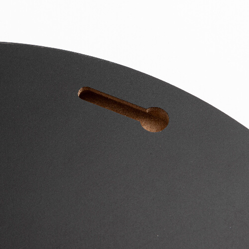 Foto-Rahmen, MDF, schwarzer Rand, ∅ 25,4 cm, für den Sublimationsdruck