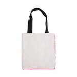 Tasche mit zweifarbigen Pailletten, 35 x 38 cm, Rot, für den Sublimationsdruck