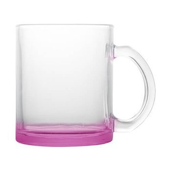 Tasse 330 ml, Glas, Violetter Boden, für die Sublimation