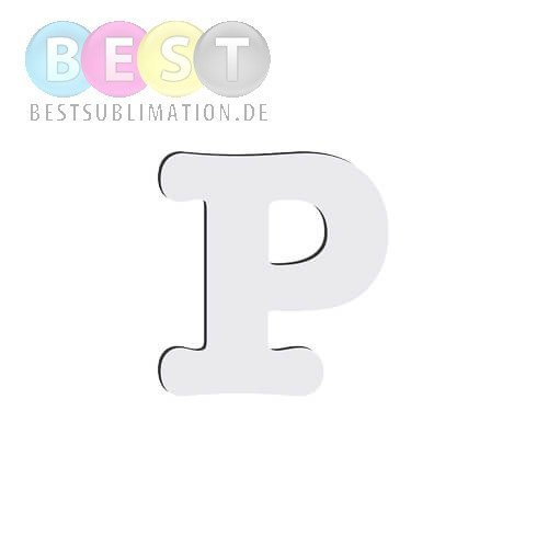 Dekorative Buchstaben, "P", MDF, für die Sublimation