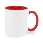 Tasse 330ml FUNNY, ECO, Rot, für die Sublimation