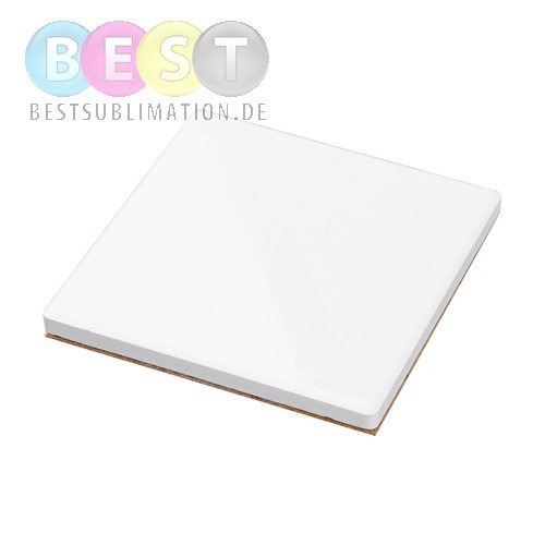 Tassenuntersetzer, Quadrat, Keramik, für die Sublimation