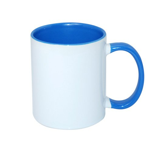 Tasse 330ml FUNNY, ECO, Meeresblau, für die Sublimation