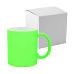 Tasse, Farbintensiv, Grün, Matt, mit Box, für die Sublimation