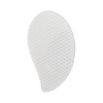 Fußfeile, Glas, Tropfen, für die Sublimation