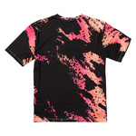 T-Shirt, Cotton-Like Bleached Leopard Wild Black, für den Sublimationsdruck