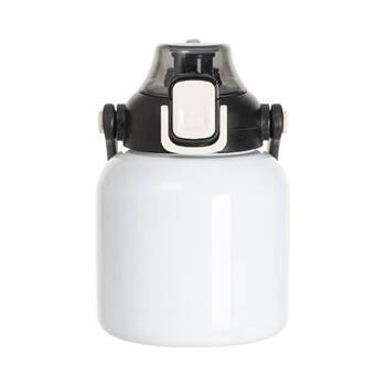 Trinkflasche, Weiß, 800 ml, Edelstahl, für den Sublimationsdruck