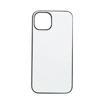 Cover für das iPhone 15, Kunststoff, Schwarz, für den Sublimationsdruck