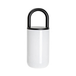 Transport-Becher, 400 ml, Edelstahl, Weiß, für den Sublimationsdruck.