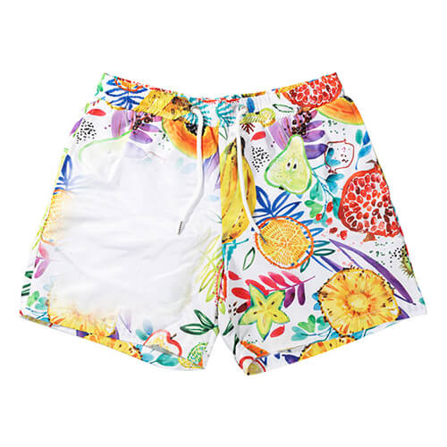 Strand-Shorts, Tropische Früchte, für den Sublimationsdruck 