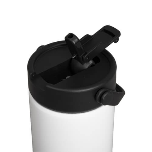 Thermosflasche, 600 ml, Edelstahl, mit Griff, für die Sublimation