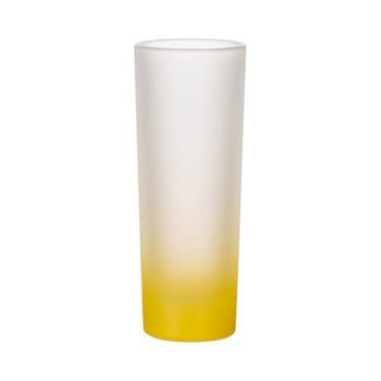 Glas, 90 ml, satiniert, Gelb, für die Sublimation