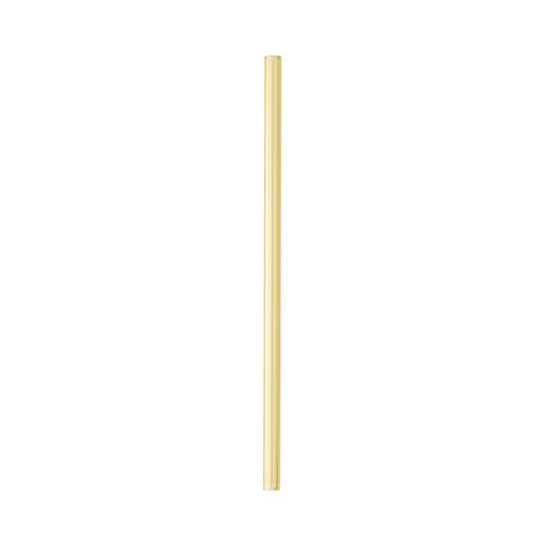 Trinkhalm, Gerade, Glas, 20 cm, Gelb