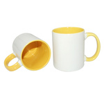 Tasse 330ml FUNNY, ECO, Gelb, für die Sublimation
