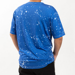 T-Shirt, Cotton-Like Bleached Starry Blue, für den Sublimationsdruck