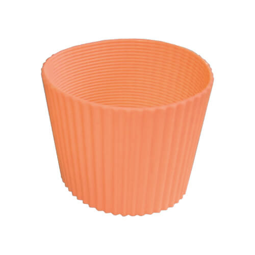 Gummi-Schutzband für Tumbler-Trinkbecher, Orange.