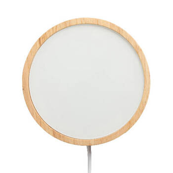 Aufsteller für LED-Lampe, Holz Kreisrund, für die Sublimation