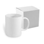 Tasse 330ml, ECO (B), weiß, mit einzelner Box, für die Sublimation.