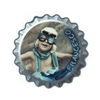 Anhänger, Filz, Flaschendeckel, für den Sublimationsdruck