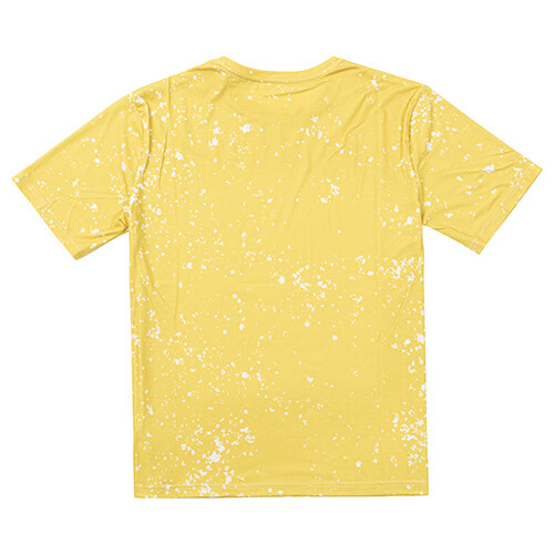 T-Shirt, Cotton-Like Bleached Starry Yellow, für den Sublimationsdruck