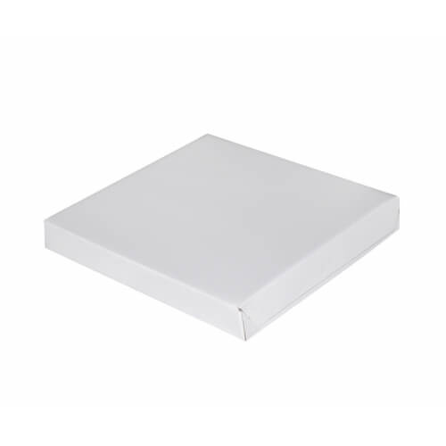 Schachtel für Teller, 21 x 20,5 x 2,5 cm, für den Sublimationsdruck