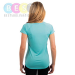 Damen T-Shirt, Solar, Kurzärmlig, Water Blue, für den Sublimationsdruck