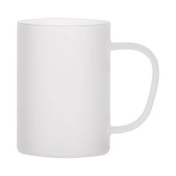 Tasse 360 ml, Glas, satiniert, für die Sublimation