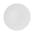 Teller 25,5 cm, Kunststoff, Weiß, für den Sublimationsdruck