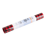 Flex-Folie, Schwarz-Rot-kariert