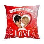 Zweifarbiger Kissenbezug, Satin, 38 x 38 cm, All You Need, für den Sublimationsdruck