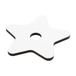 Namensschild für 1200 ml Becher, Hartfaser, Stern, für die Sublimation