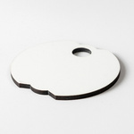 Namensplakette für Becher 480 / 600 / 540 / 750 ml, Hartfaser, Knospe, für die Sublimation